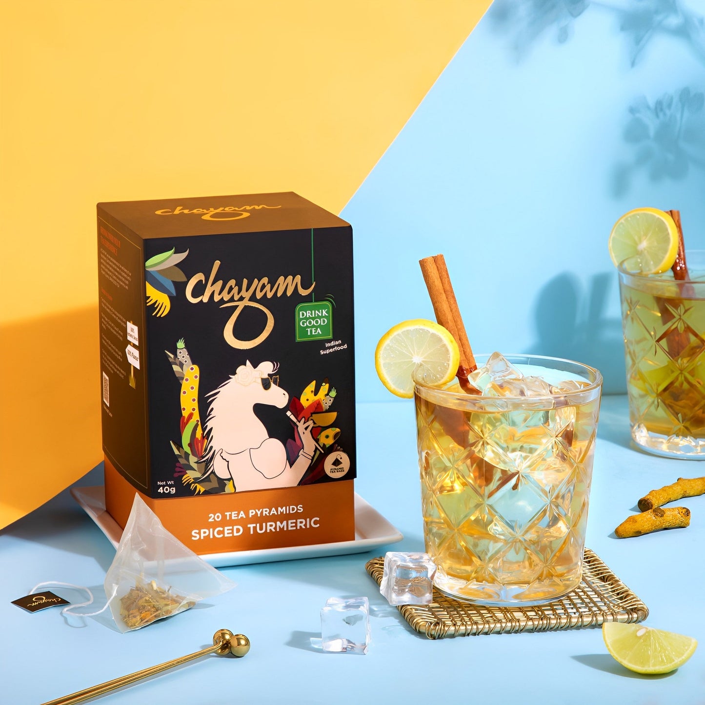 Spiced Turmeric Herbal Tea Infusion | Tea Bags