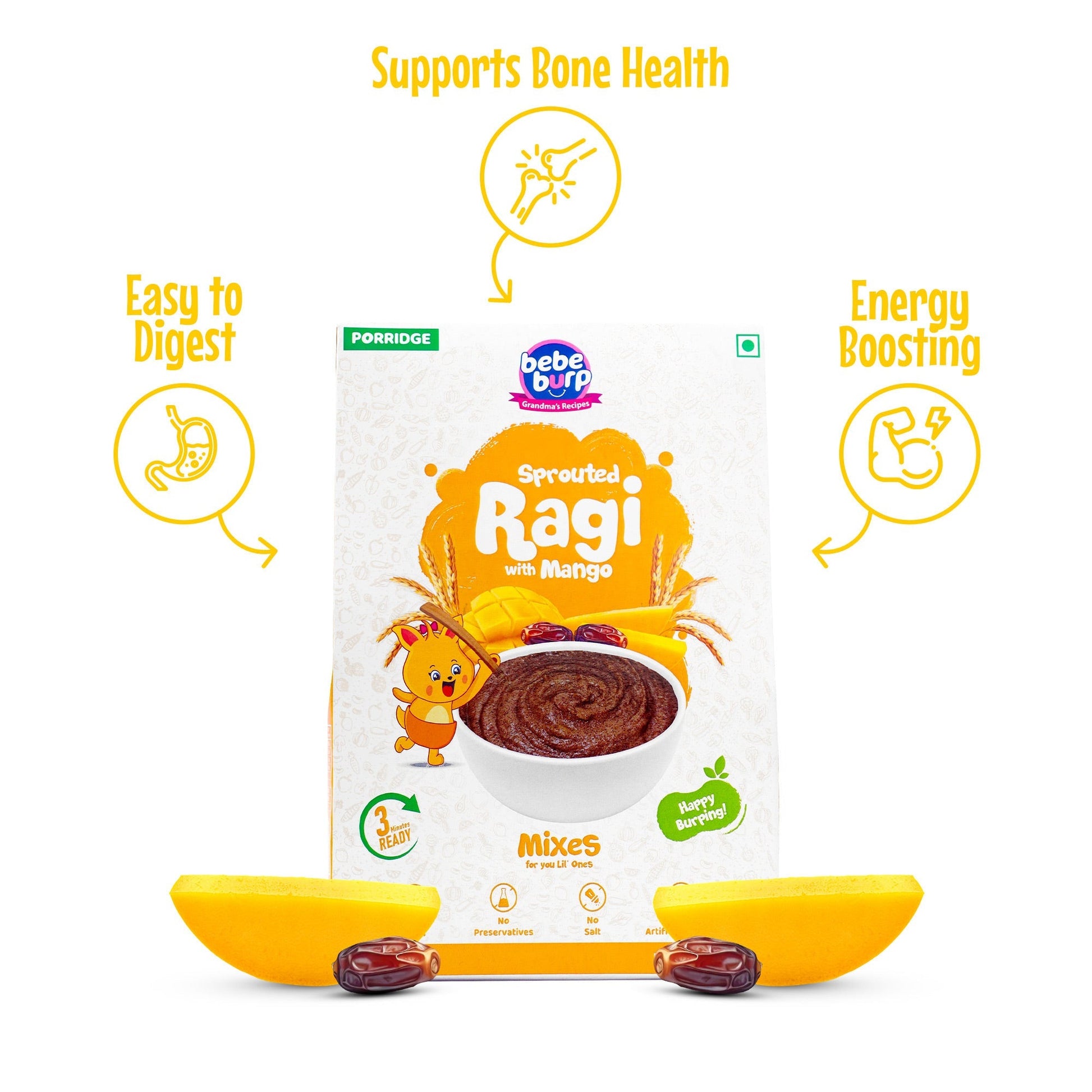 Sprouted ragi with Mango Porridge - 200 Gms