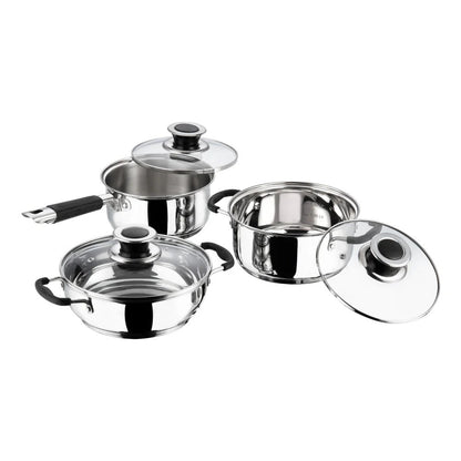 Vinod Stainless Steel Induction Friendly Master Chef Cookware Set Piece