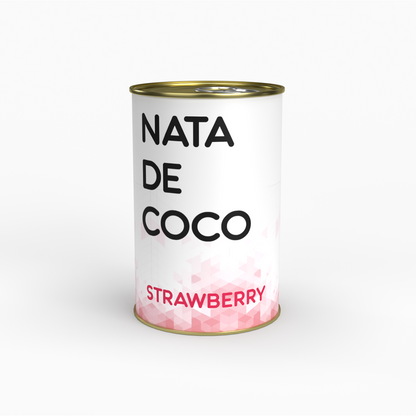 Strawberry Nata De Coco - 400 gms