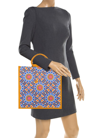 Jute Cottage Mughal Print Zipper