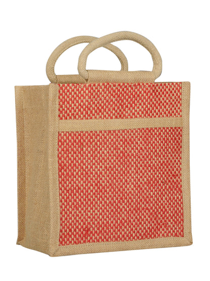 Jute Cottage Mat Weave Lunch Zipper