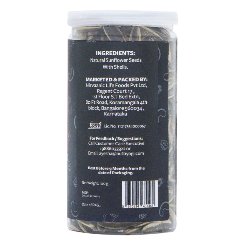 Nutty Yogi Sunflower Seeds with Shell