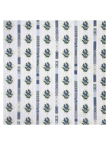 100% Pure Cotton Traditional Printed Bedsheet for Double Bed King Size Bedsheet with 2 Pillow Covers