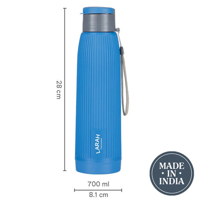 Borosil Larah Lava Fluted PU Thermoware Bottle 700ml
