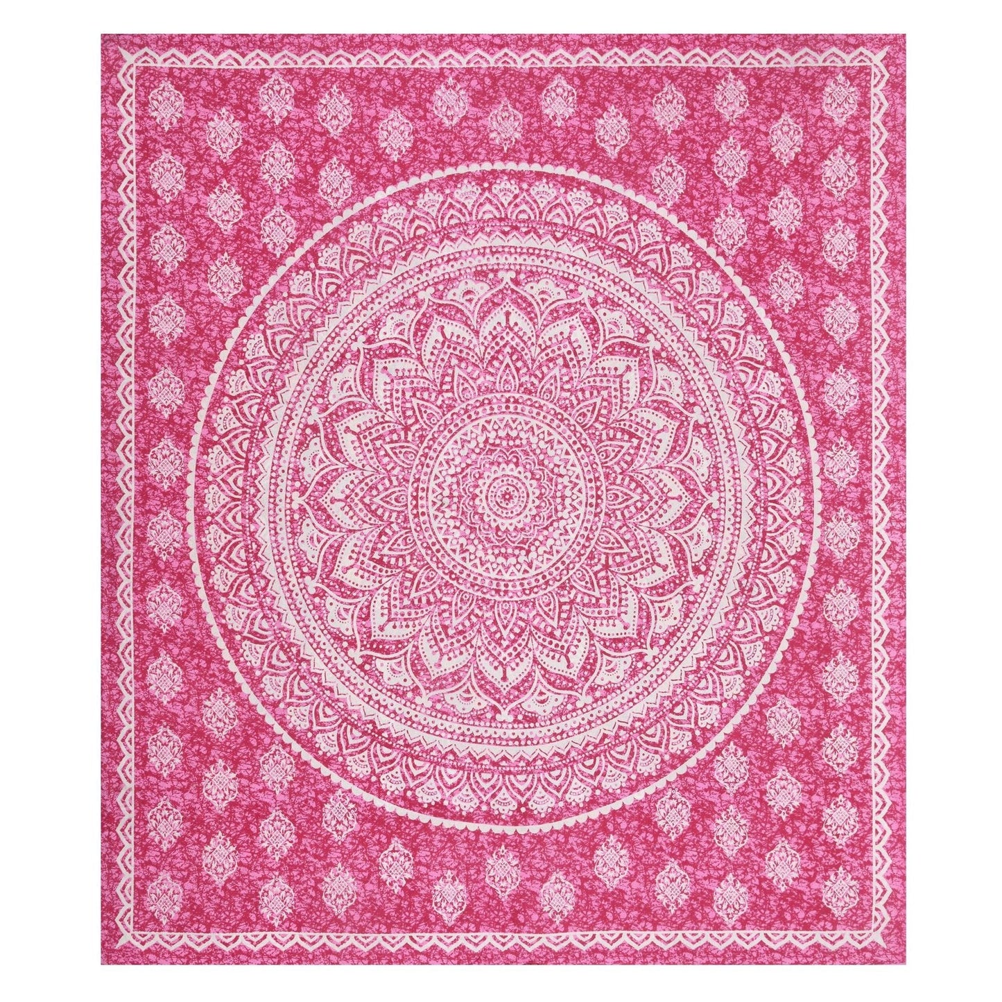 100% Pure Cotton Traditional Printed Bedsheet for Double Bed King Size Bedsheet with 2 Pillow Covers