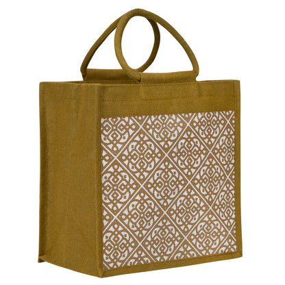 Jute Cottage Moroccan Print Zipper Lunch Bag