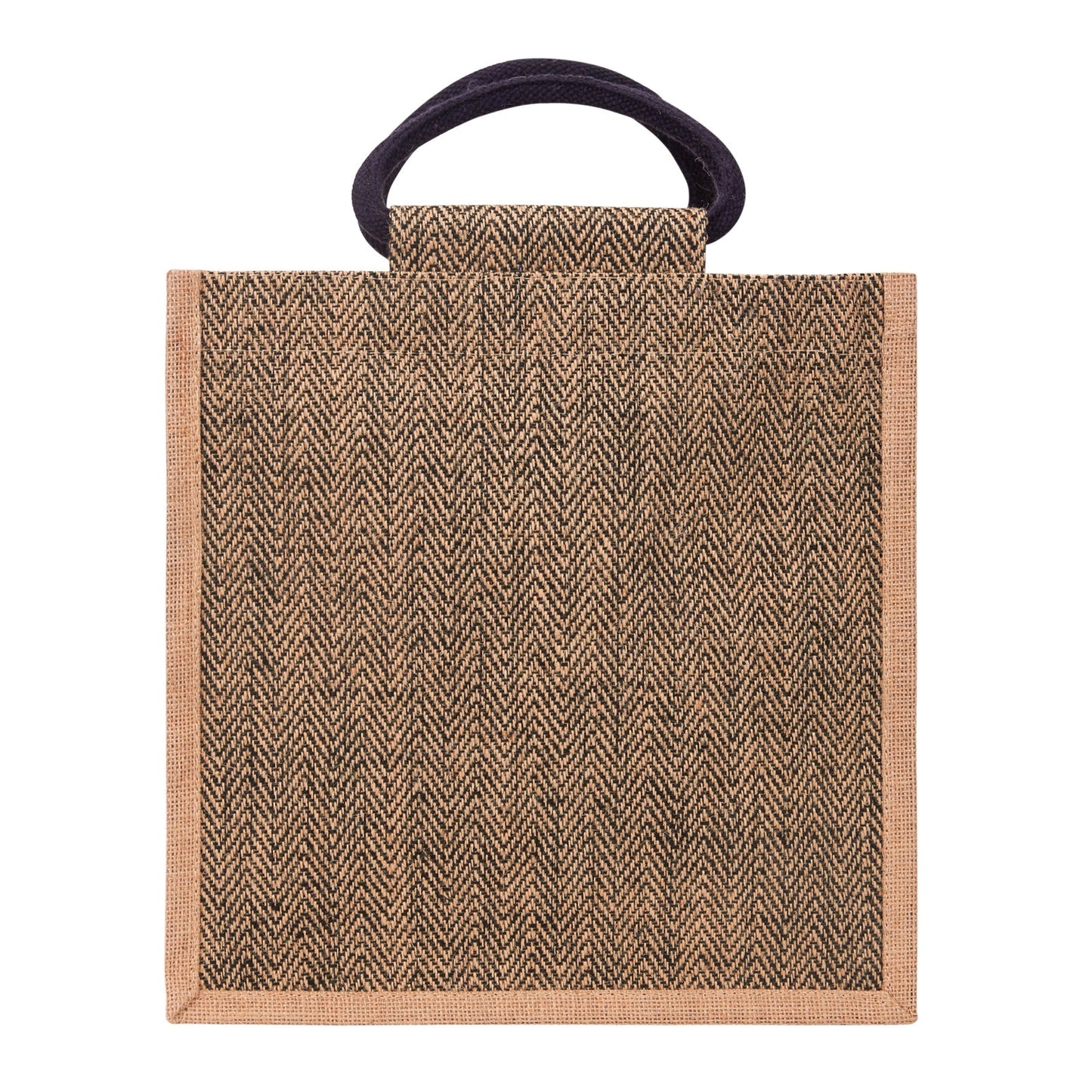 Jute Cottage Herringbone Jute Lunch Zipper