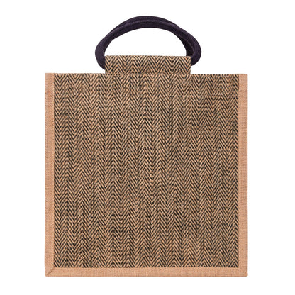 Jute Cottage Herringbone Jute Lunch Zipper
