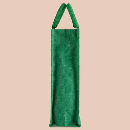 Jute Cottage Bottle Bag Warli Print