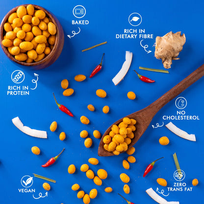 Thai Curry Coated Peanuts