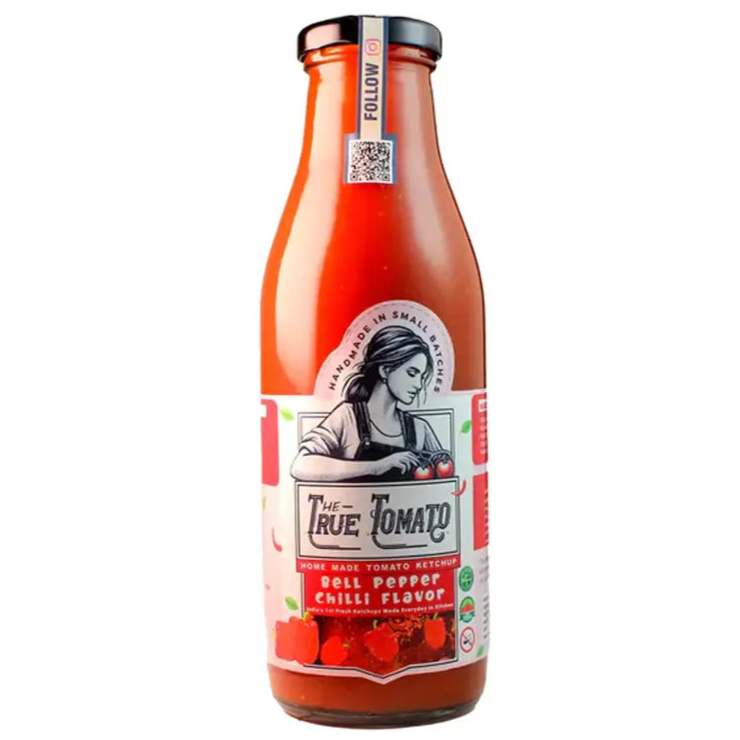 The True Tomato: Bell Pepper Chilli Ketchup - 220g