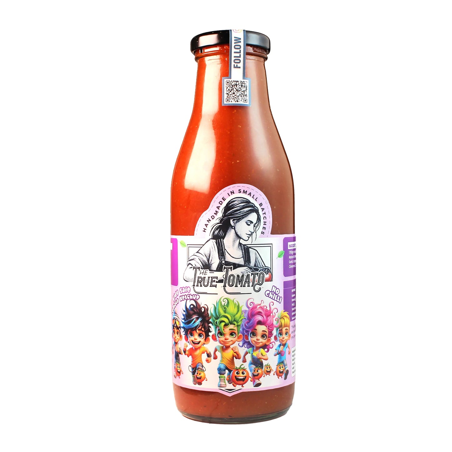 The True Tomato: Kids No Chilli Ketchup - 550g