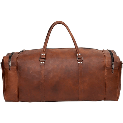 CraftShades Leather Duffle Bag – Premium Quality and Versatility