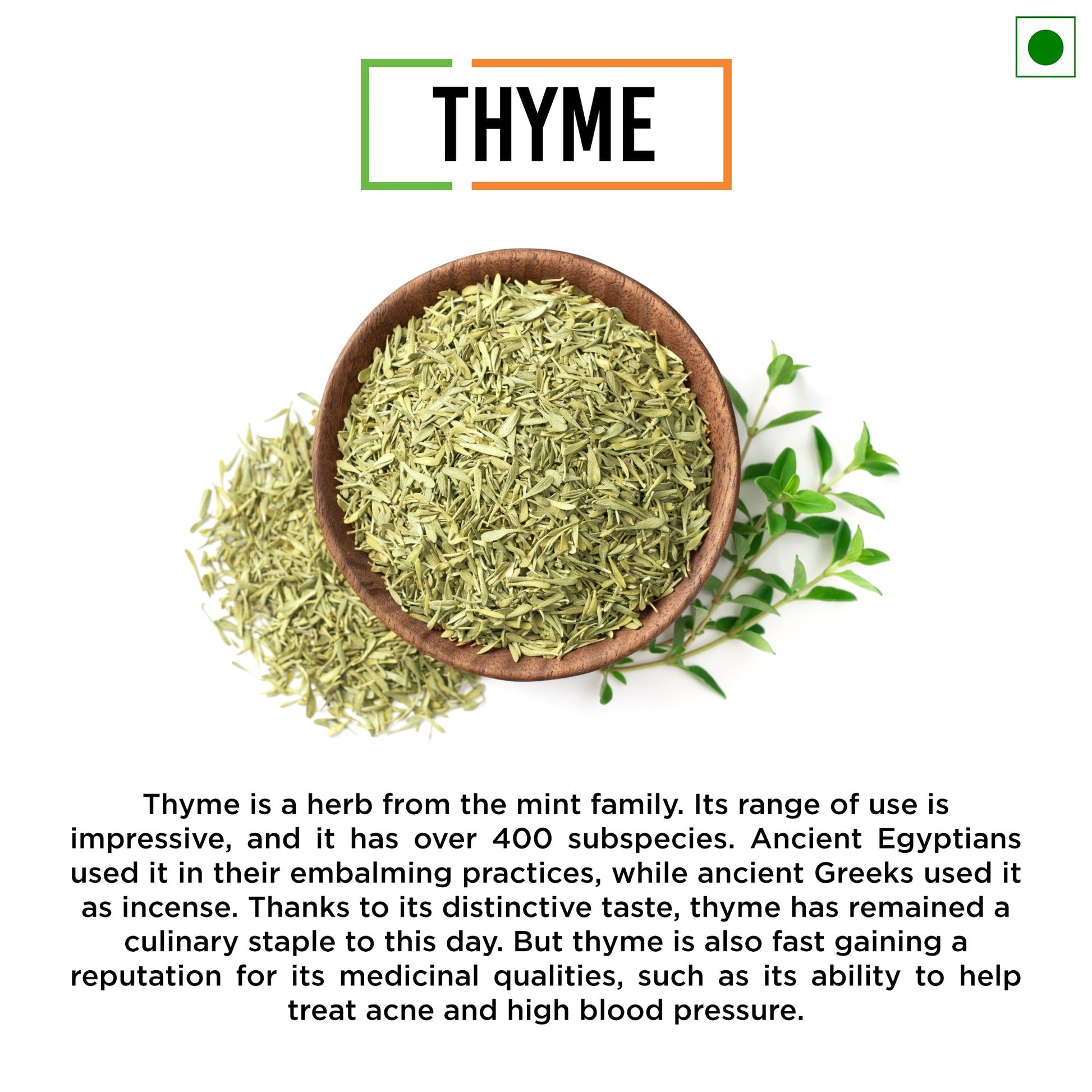 Chef Urbano Thyme 25g Sprinkler