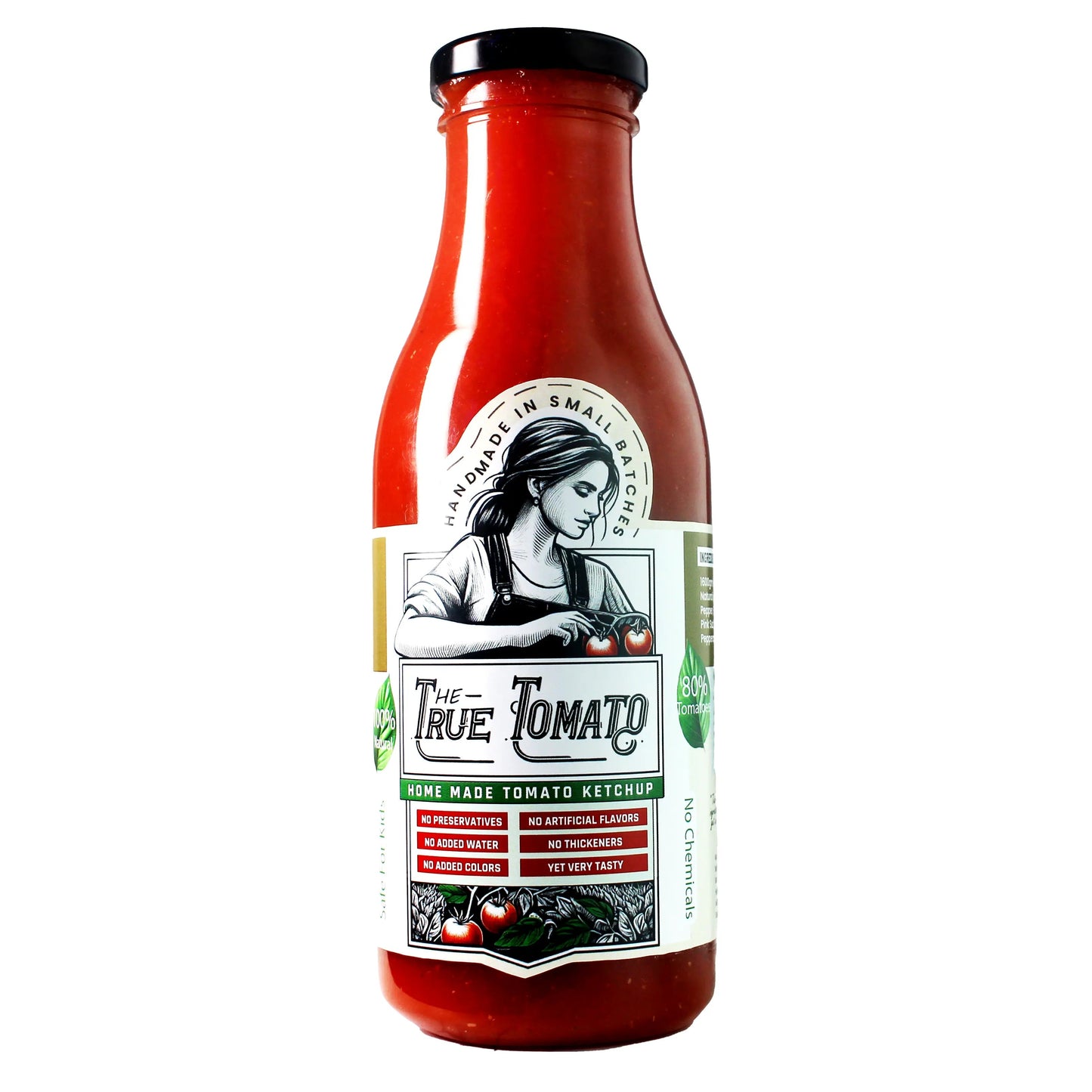 Pure Tomato Ketchup: 550 gm - The True Tomato