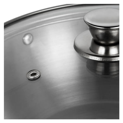 Vinod Stainless Steel Modena Cookware Set 3 Piece Induction Friendly
