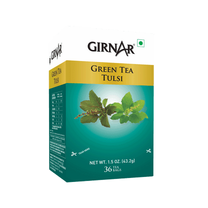Girnar Green Tea Bags - Tulsi