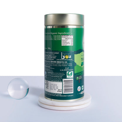 Tulsi Green Tea Classic 100g Tin