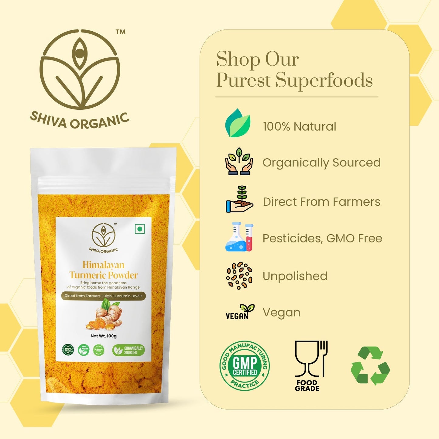 Himalayan Turmeric Powder  I Pahadi Haldi