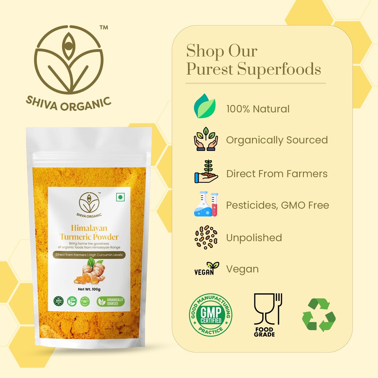 Himalayan Turmeric Powder  I Pahadi Haldi