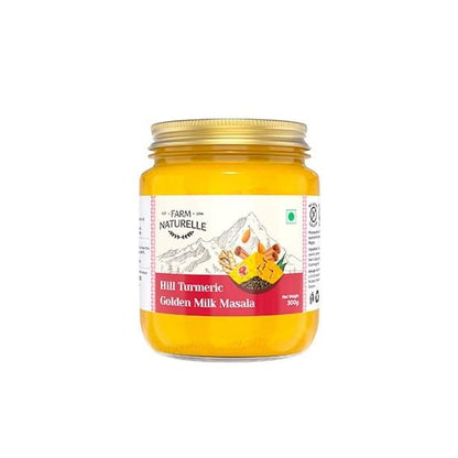 Golden Milk Masala Himalayan Turmeric latte Powder with Natural & Immunizing Spice Blend Himalayan Turmeric, Almonds, Cinnamon, Ginger , Cloves , Ashwagandha & Ground Balck Pepper