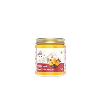 Golden Milk Masala Himalayan Turmeric latte Powder with Natural & Immunizing Spice Blend Himalayan Turmeric, Almonds, Cinnamon, Ginger , Cloves , Ashwagandha & Ground Balck Pepper