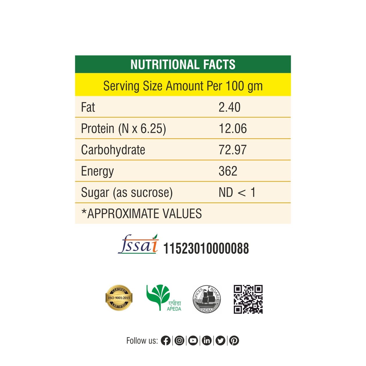 Turmeric Powder - 200g