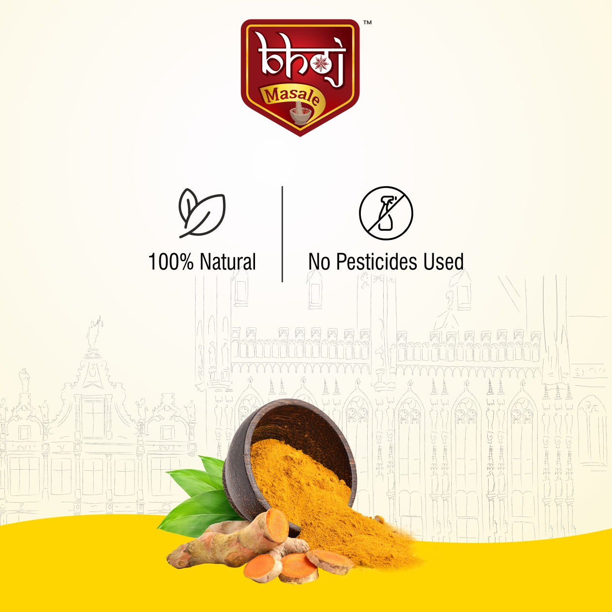 Turmeric Powder 1 KG (Pack Of 2 x 450g net)