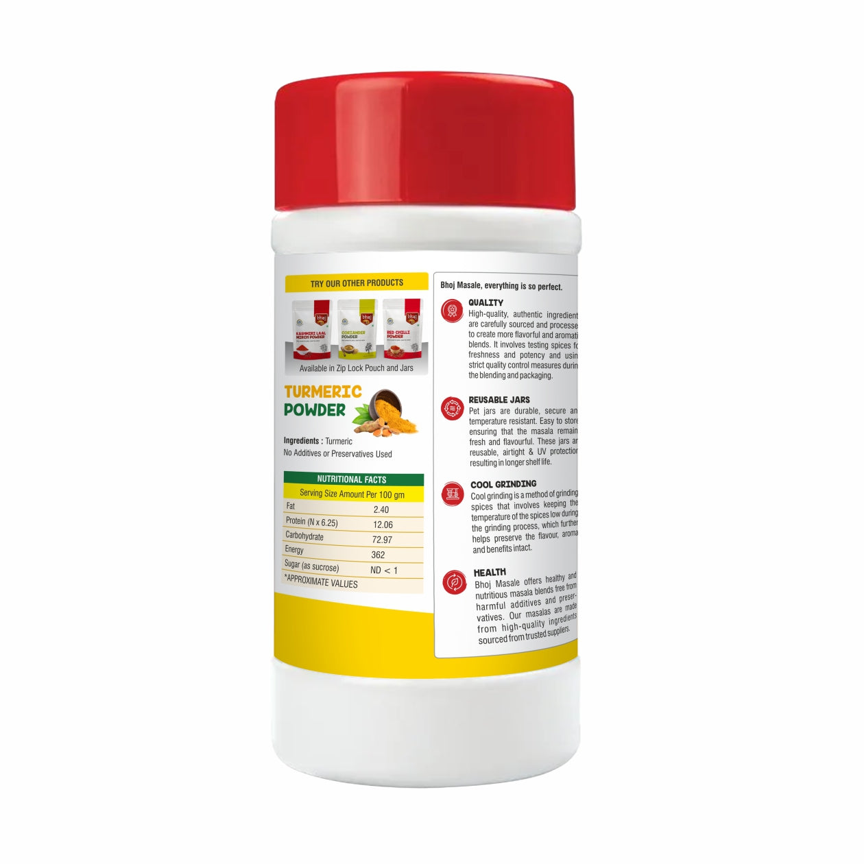Turmeric Powder 1 KG (Pack Of 2 x 450g net)