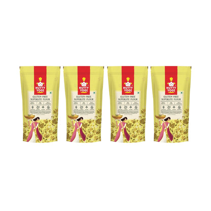Nutty Yogi Gluten Free Superlite Flour 400g (Pack of 4)