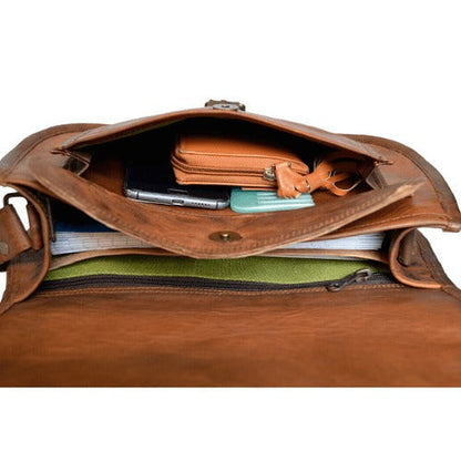 Craftshades – 9.11 Inch Crossbody Handcrafted Small Goat Leather Sling Bag for Women