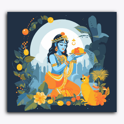 Krishna in Nature