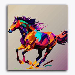 Coloring Horse Running