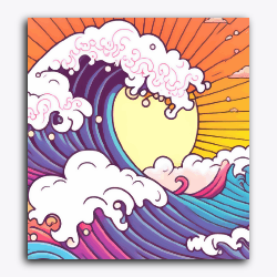 Sea Sunset Artwork