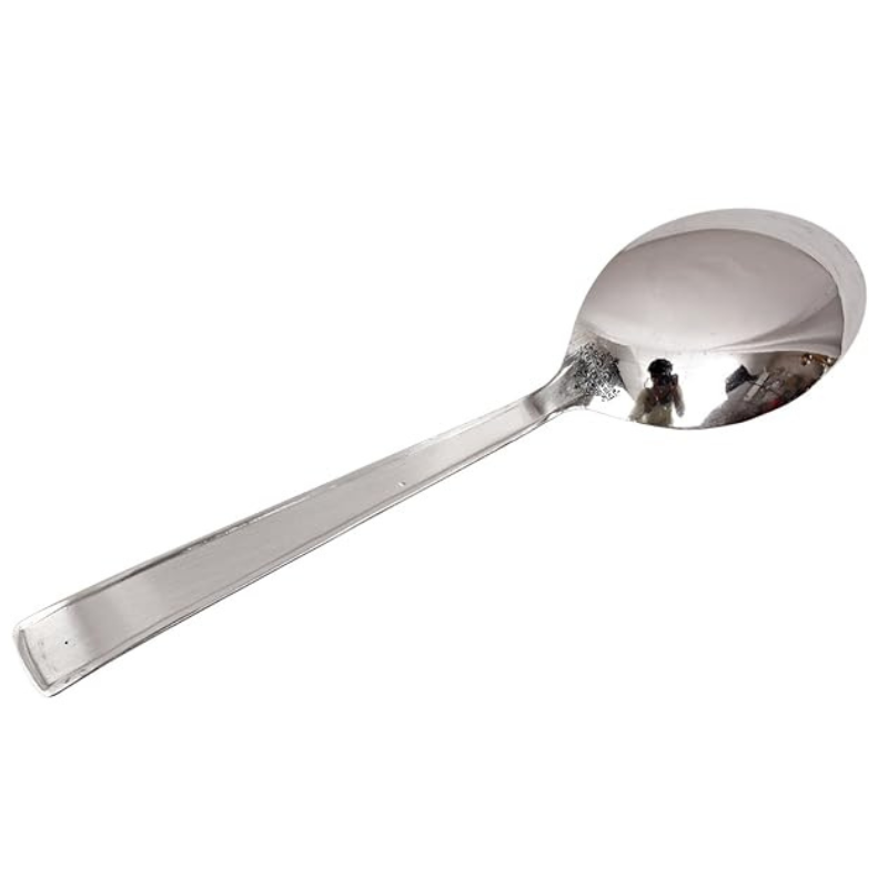 IndianArtVilla Matt Finsh Stainless Steel Cutlery Coffee Spoon Set 6 Pieces