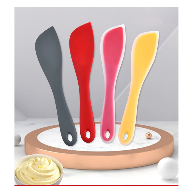 P-Plus International Silicone Spatulas Set Heat Resistant Flexible Spatula 26 cm Grey