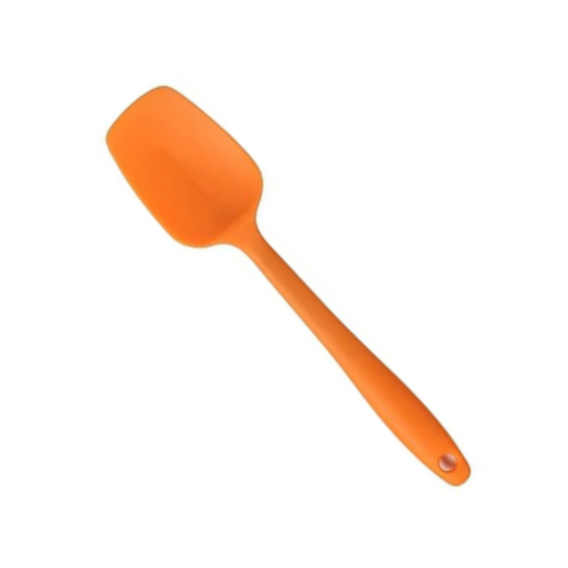 P-Plus International Heat-Resistant Baking Set Spoon Set & Spatulas for nonstick Set Orange Set of 2