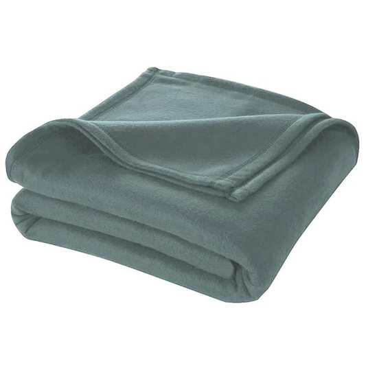 Cloth Fusion Polar Fleece AC Blanket for Winter Single Bed Soft Woolen Blanket for Travel & Sleeping Charcoal
