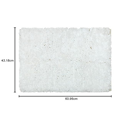 The Home Talk Luxury Shag Bath Rug Premium Carpet for Shower Vanity Bath Mats