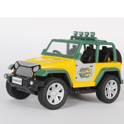 Centy Toys Plastic Pull Back Safari Car 1 Pull Back Vehicle Multicolour Kid
