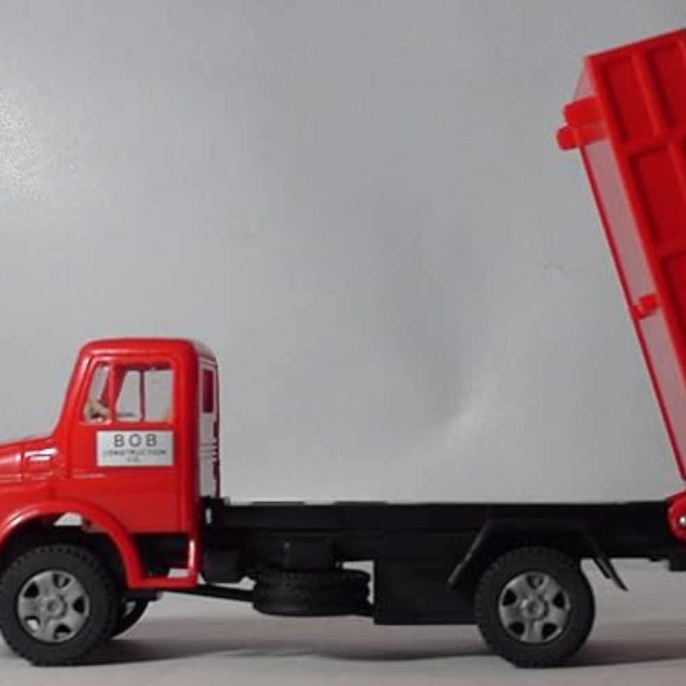 Centy Toys Thermoplastic Polyurethane Telco Dumper Pull Back Truck Multicolour