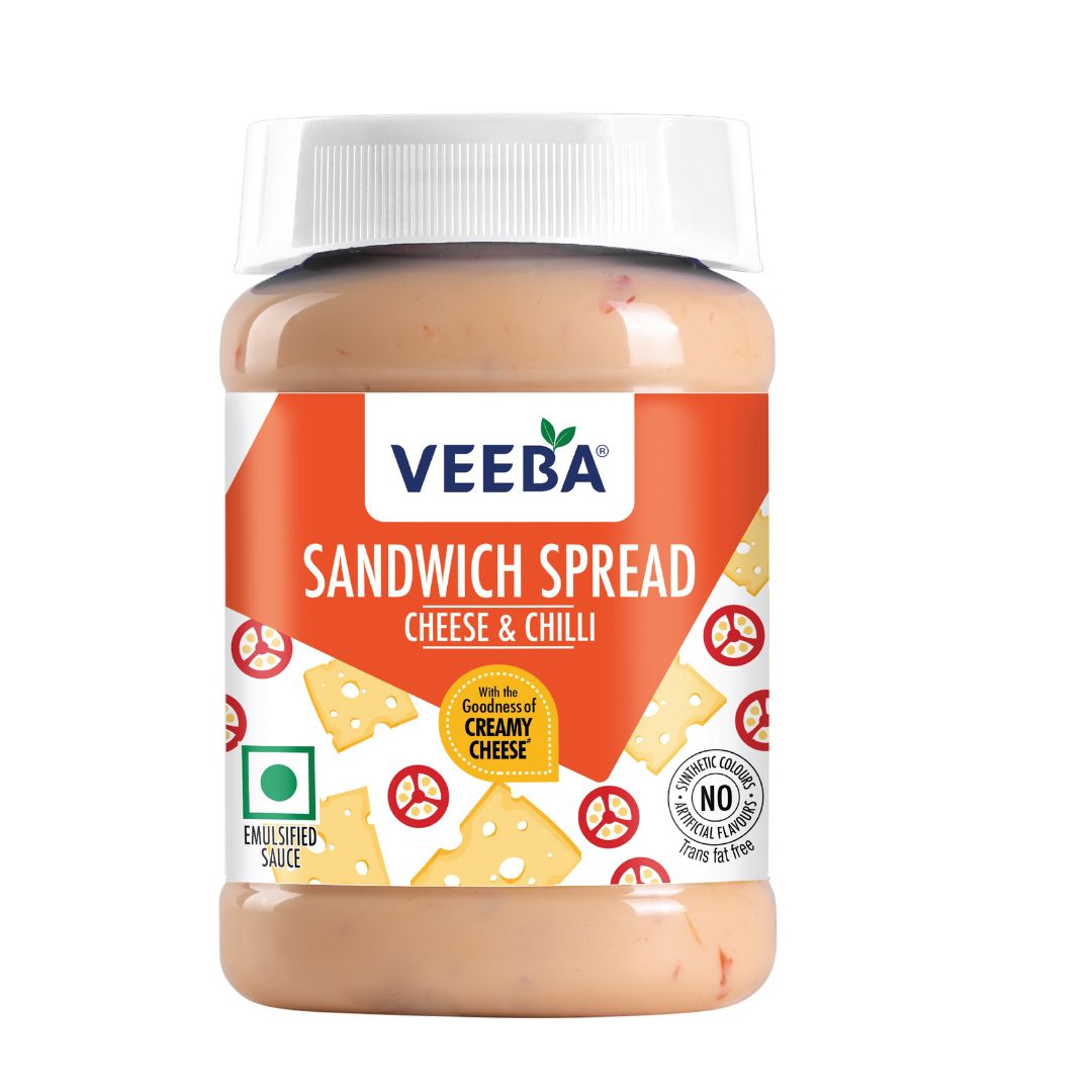 Veeba Sandwich Spread Cheese & Chilli - 250 gms
