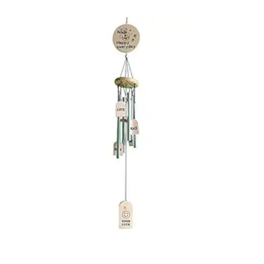 Relive Store Wind Chime 4 Silver Pipes Good Luck Hight 35 Inch.