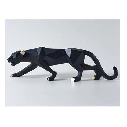 Zart Resin Black Jaguar Showpiece For Home Decor