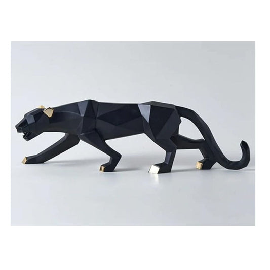 Zart Resin Black Jaguar Showpiece For Home Decor