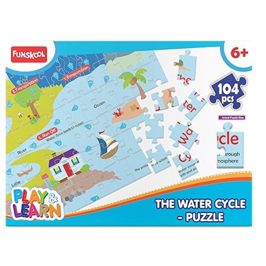 Funskool Play & Learn Water Cycle Educational 104 Pieces Puzzle Toy