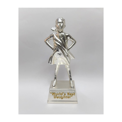 Gold Art India Silver Plated Figurine For Daughter World'S Best Daughter