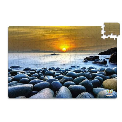 Webby Beautiful Sunrise at Rock Beach Jigsaw Puzzle 252 Pieces
