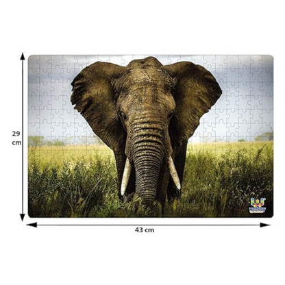 Webby The Wild Elephant Wooden Jigsaw Puzzle 252 Pieces
